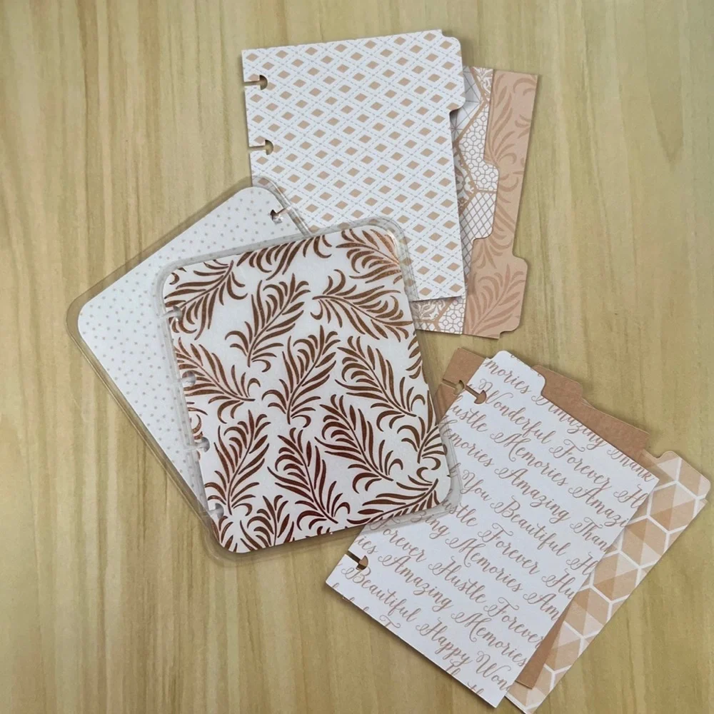 Happy planner micro notes weekly layout rose gold leaves